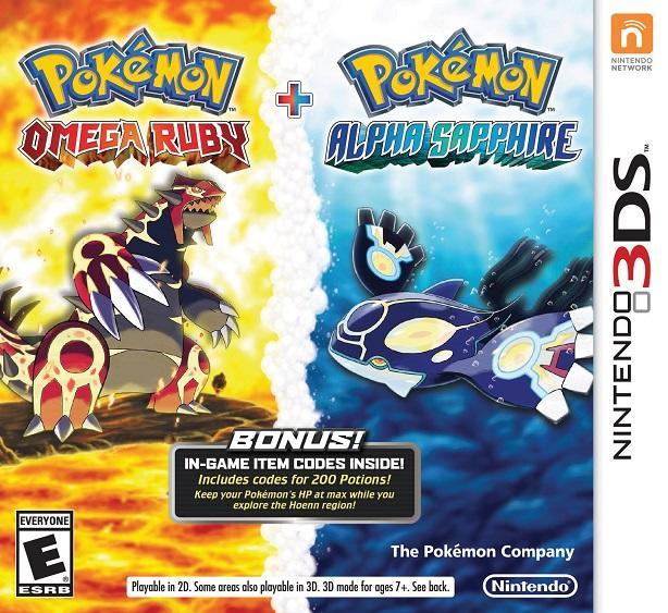 Pokemon Omega Ruby & Alpha Sapphire Dual Pack Nintendo 3DS - Loose Copy