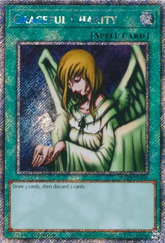 Yugioh Graceful Charity Platinum Secret Rare RA03