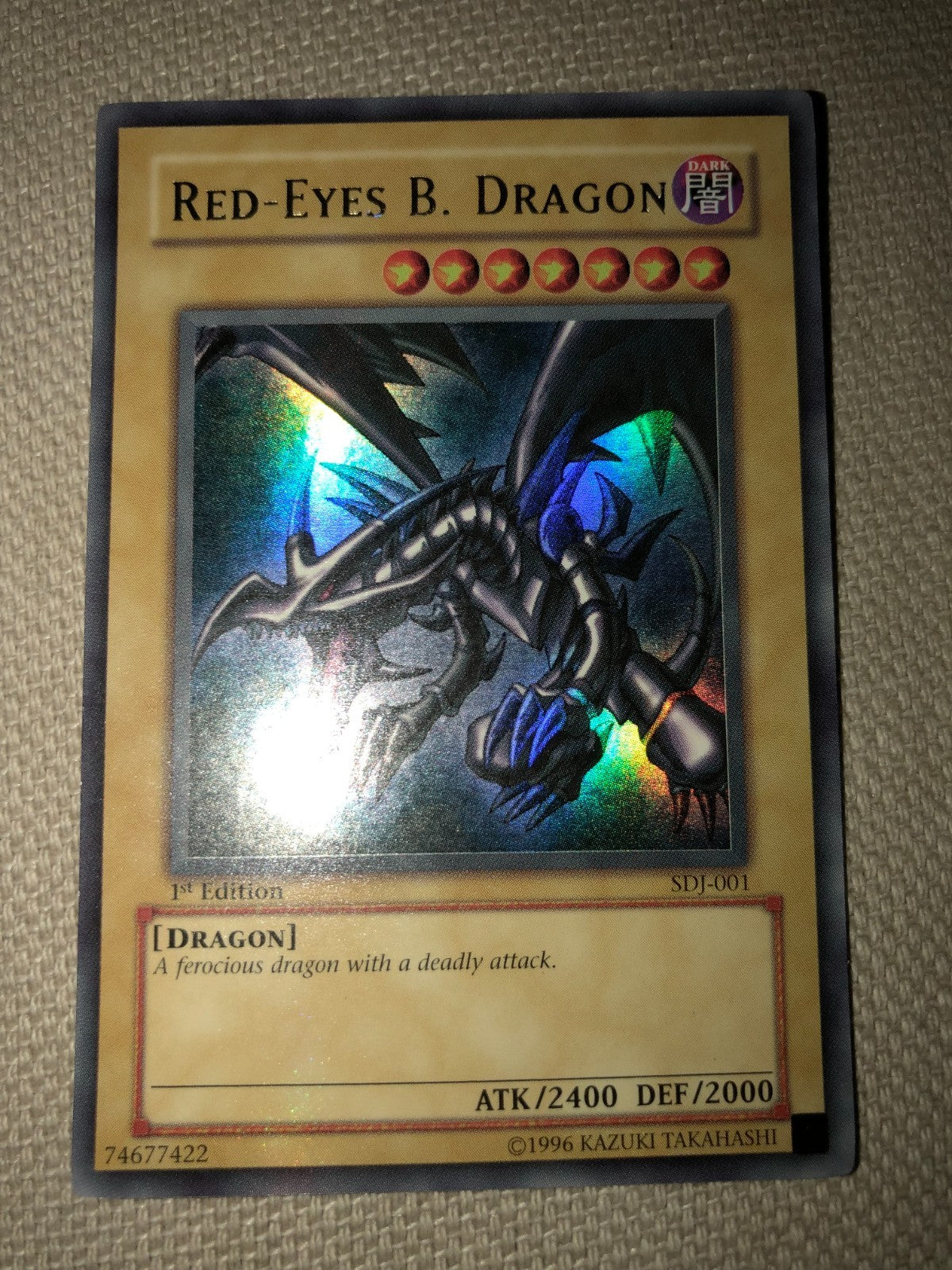 Yu-Gi-Oh! - Red-Eyes Black Dragon 2003 SDJ-001 Ultra Rare 1st Edition