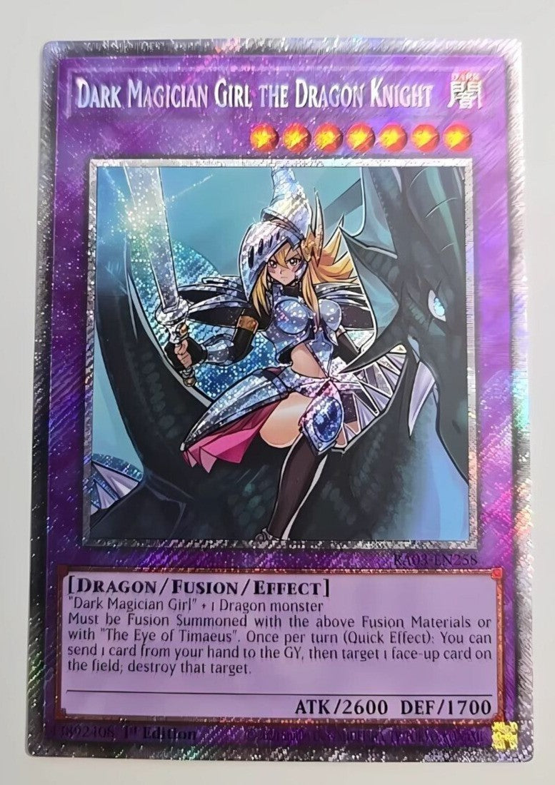 YuGiOh TCG | Dark Magician Girl the Dragon Knight | Platinum Secret | Mint |...