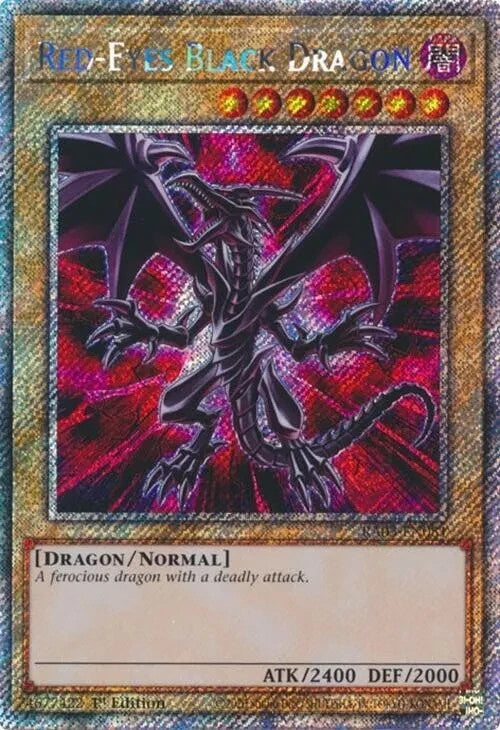 Red-Eyes Black Dragon (RA03-EN081) - Platinum Secret Rare - 1st Edition
