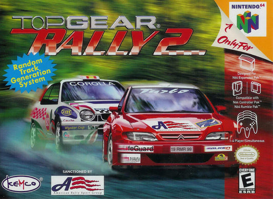 Top Gear Rally 2 Nintendo 64 - Loose Copy