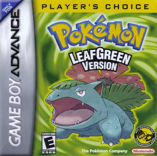 Pokemon LeafGreen Version [Player'S Choice] GameBoy Advance - Loose Copy