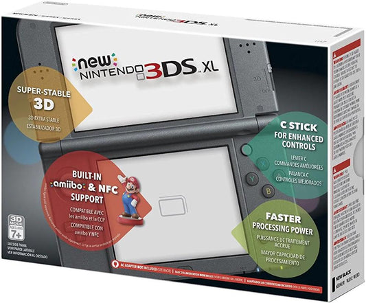New Nintendo 3DS XL Black Nintendo 3DS - Loose Copy