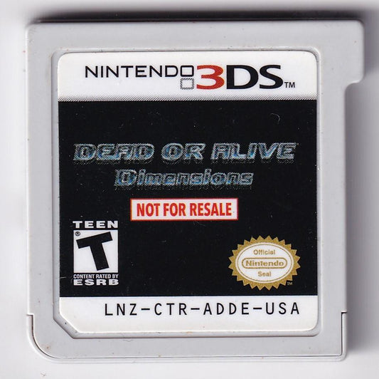 Dead Or Alive Dimensions [Not For Resale] Nintendo 3DS - Loose Copy