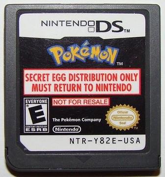 Pokemon [Not For Resale Secret Egg] Nintendo DS - Loose Copy