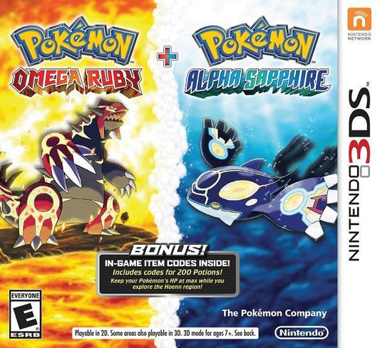 Pokemon Omega Ruby & Alpha Sapphire Dual Pack Nintendo 3DS - Loose Copy