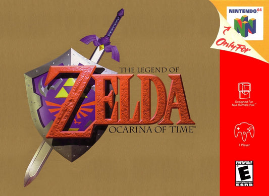 Zelda Ocarina Of Time Nintendo 64 - Loose Copy