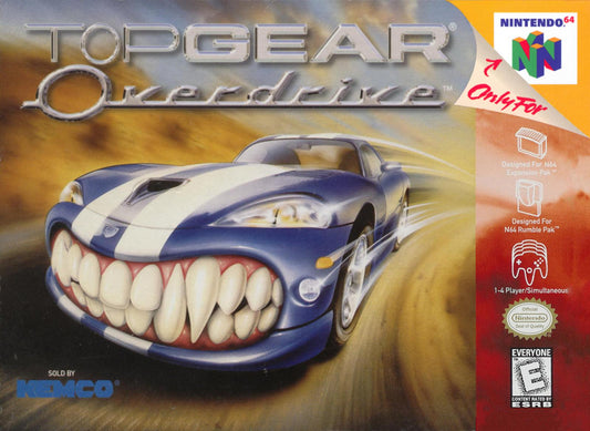 Top Gear Overdrive Nintendo 64 - Loose Copy