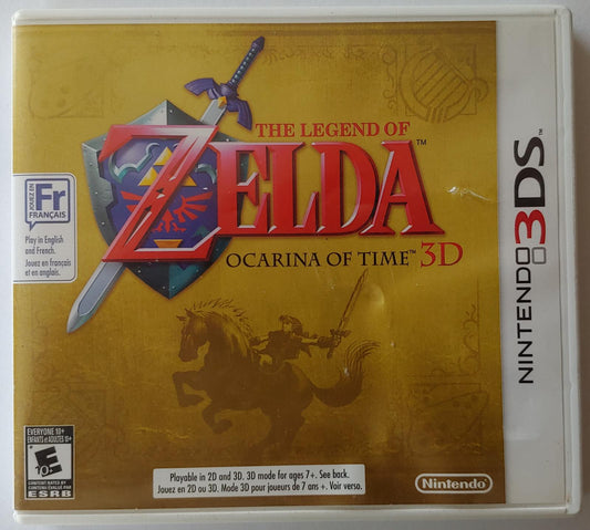 Zelda Ocarina Of Time 3D [Canadian] Nintendo 3DS - Loose Copy