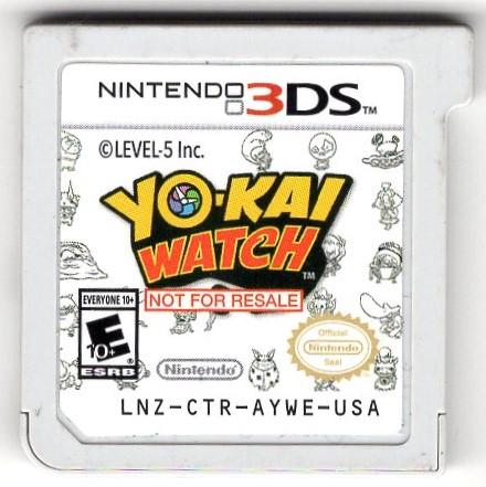 Yo-Kai Watch [Not For Resale] Nintendo 3DS - Loose Copy