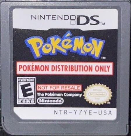Pokemon Distribution Cartridge [Pikachu, Colored Pichu & Jirachi] Nintendo DS - Loose Copy