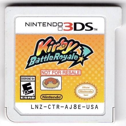 Kirby Battle Royale [Not For Resale] Nintendo 3DS - Loose Copy