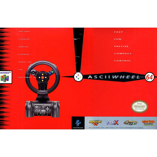 ASCIIWheel 64 Nintendo 64 - Loose Copy