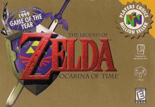 Zelda Ocarina Of Time [Player'S Choice] Nintendo 64 - Loose Copy