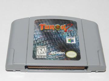 Turok 2 Seeds Of Evil [Gray Cart] Nintendo 64 - Loose Copy