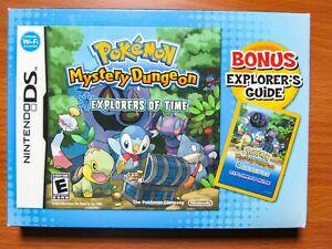 Pokemon Mystery Dungeon: Explorers Of Time [Bonus Explorers Guide] Nintendo DS - Loose Copy