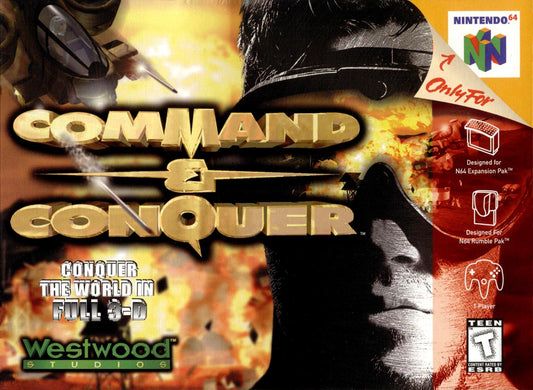 Command And Conquer Nintendo 64 - Loose Copy