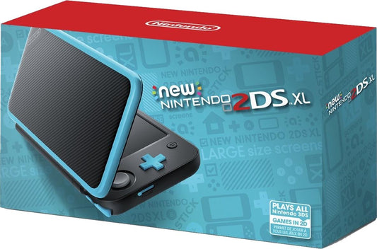 New Nintendo 2DS XL Black + Turquoise Nintendo 3DS - Loose Copy