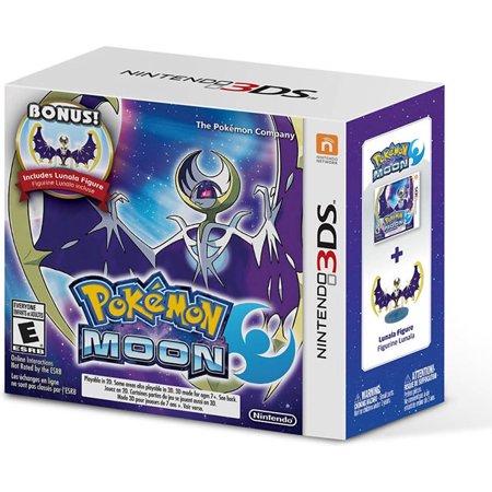 Pokemon Moon [Figure Bundle] Nintendo 3DS - Loose Copy