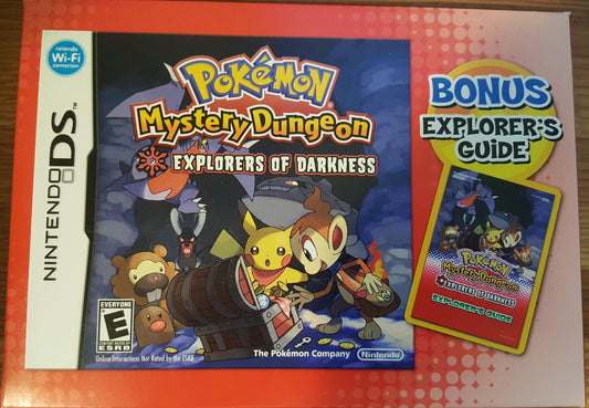 Pokemon Mystery Dungeon Explorers Of Darkness [Explorer'S Guide Bundle] Nintendo DS - Loose Copy