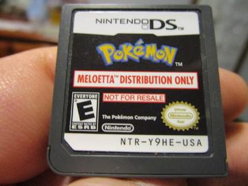 Pokemon Meloetta Distribution Cartridge Nintendo DS - Loose Copy