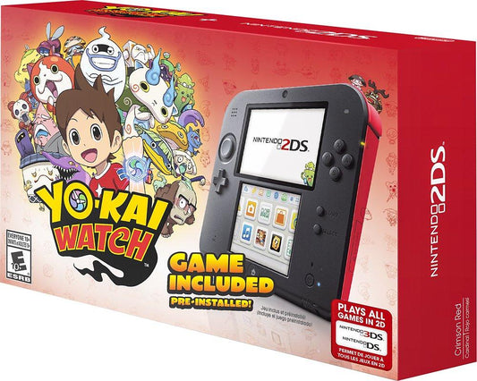 Nintendo 2DS Crimson Red [Yo-Kai Watch Pre-Installed] Nintendo 3DS - Loose Copy