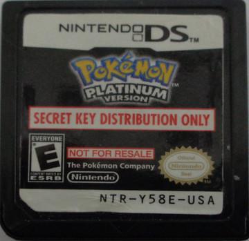 Pokemon [Not For Resale Secret Key] Nintendo DS - Loose Copy