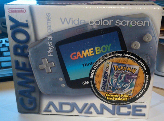 Gameboy Advance Console [Pokemon Crystal Bundle] GameBoy Advance - Loose Copy