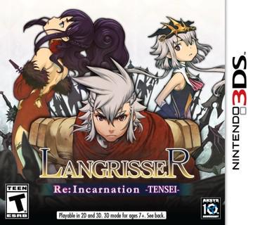 Langrisser Re:Incarnation Tensei Nintendo 3DS - Loose Copy
