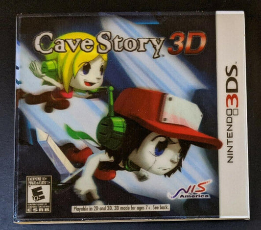 Cave Story 3D [Lenticular Slipcover] Nintendo 3DS - Loose Copy