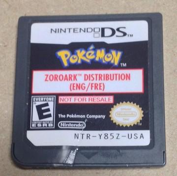 Pokemon [Not For Resale Zoroark] Nintendo DS - Loose Copy