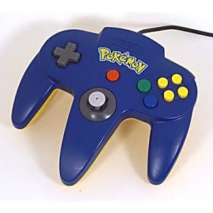 Blue & Yellow Pokemon Controller Nintendo 64 - Loose Copy