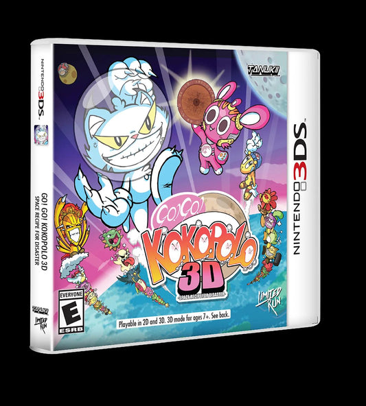 Go! Go! Kokopolo 3D Space Recipe For Disaster Nintendo 3DS - Loose Copy