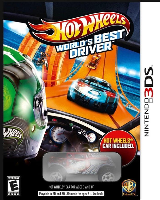 Hot Wheels: World'S Best Driver [With Car] Nintendo 3DS - Loose Copy