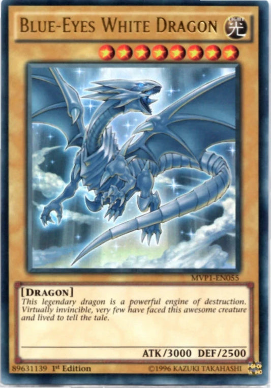 Blue-Eyes White Dragon - MVP1-EN055 - Ultra Rare -  1st Edition -  Yugioh EURO