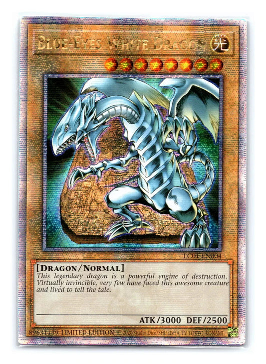 Blue-Eyes White Dragon - LC01-EN004 - Quarter Century Secret Rare Limit Yugioh
