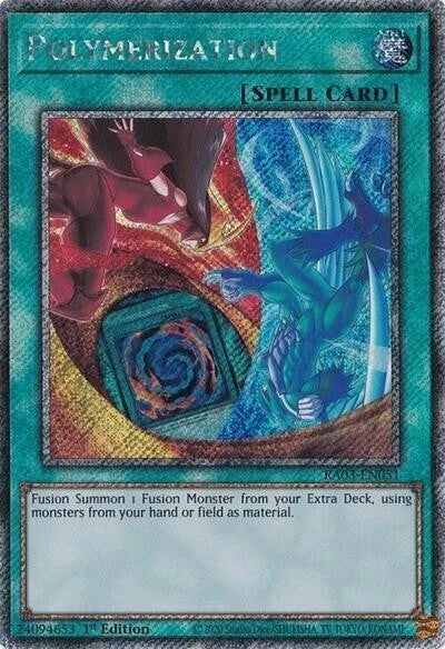 Polymerization (B) (Hero Art) - RA03-EN051 - NM - Platinum Secret Rare