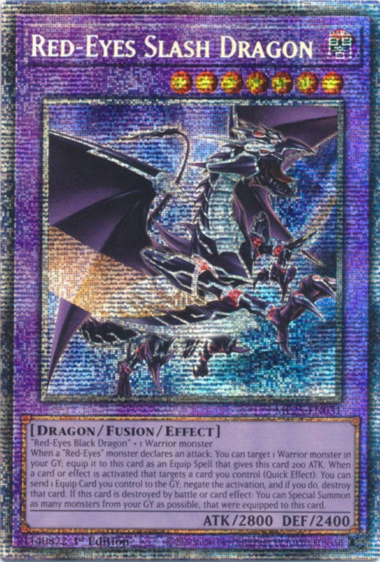 Red-Eyes Slash Dragon (MP25-EN031) - Starlight Rare - 1st Edition