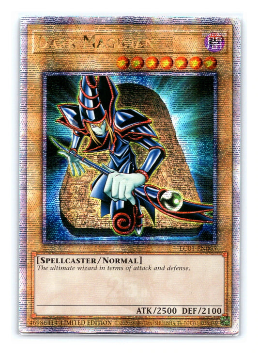 Dark Magician - LC01-EN005 - Quarter Century Secret Rare Limited Edition Yugioh