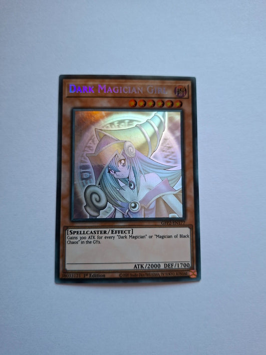 Yugioh: 1x Dark Magician Girl - GFP2-EN177 - Ghost Rare - 1st Edition - NM Ghost