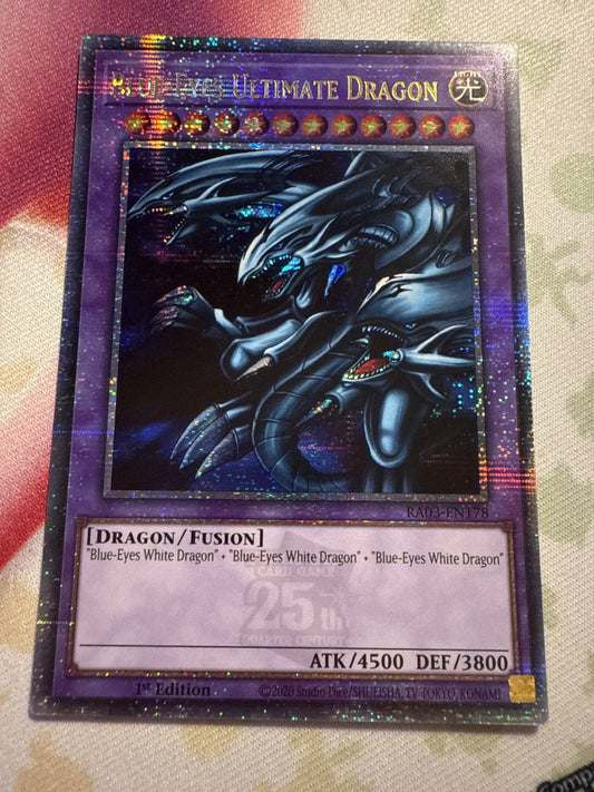 Yugioh RA03-EN178 Blue-Eyes Ultimate Dragon QCSR 1st Edition MINT