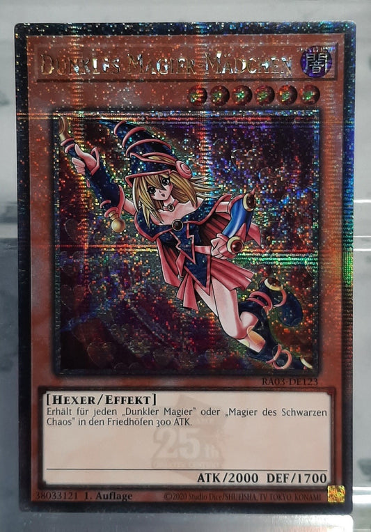 NM Dark Magician Girl (A) RA03-EN123 Quarter Century Secret Rare 1st Edition